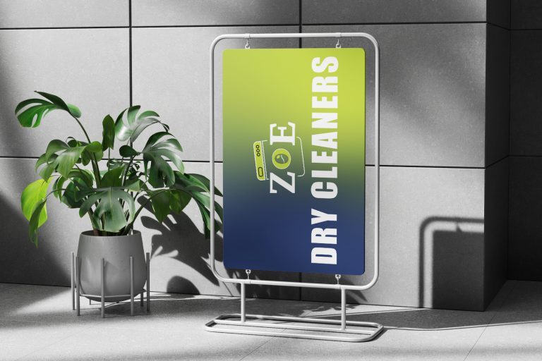 Cleaning company logo development